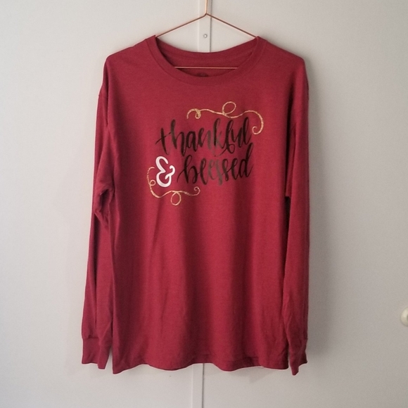 'Thankful & Blessed' T-Shirt - Picture 2 of 4